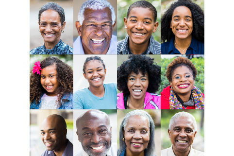 Tiles of African Americans