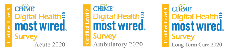 CHIME 2020 Digital Health Most Wired Award Logo