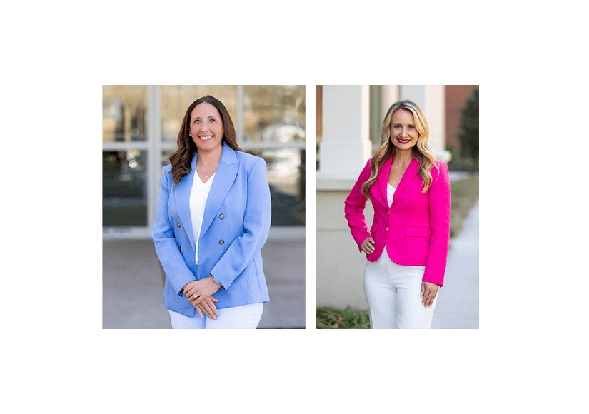 Stacey Johnson and Adria Vanhoozier