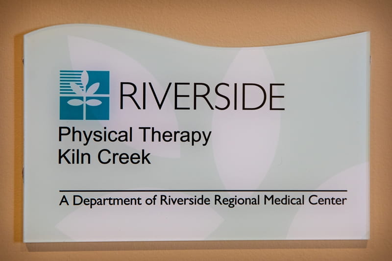 Riverside Physical Therapy Kiln Creek Sign