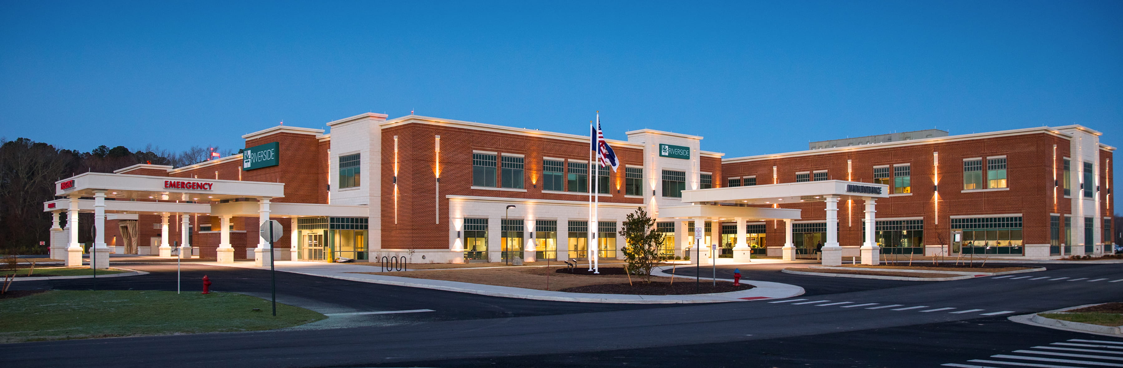 Riverside Shore Memorial Hospital exterior