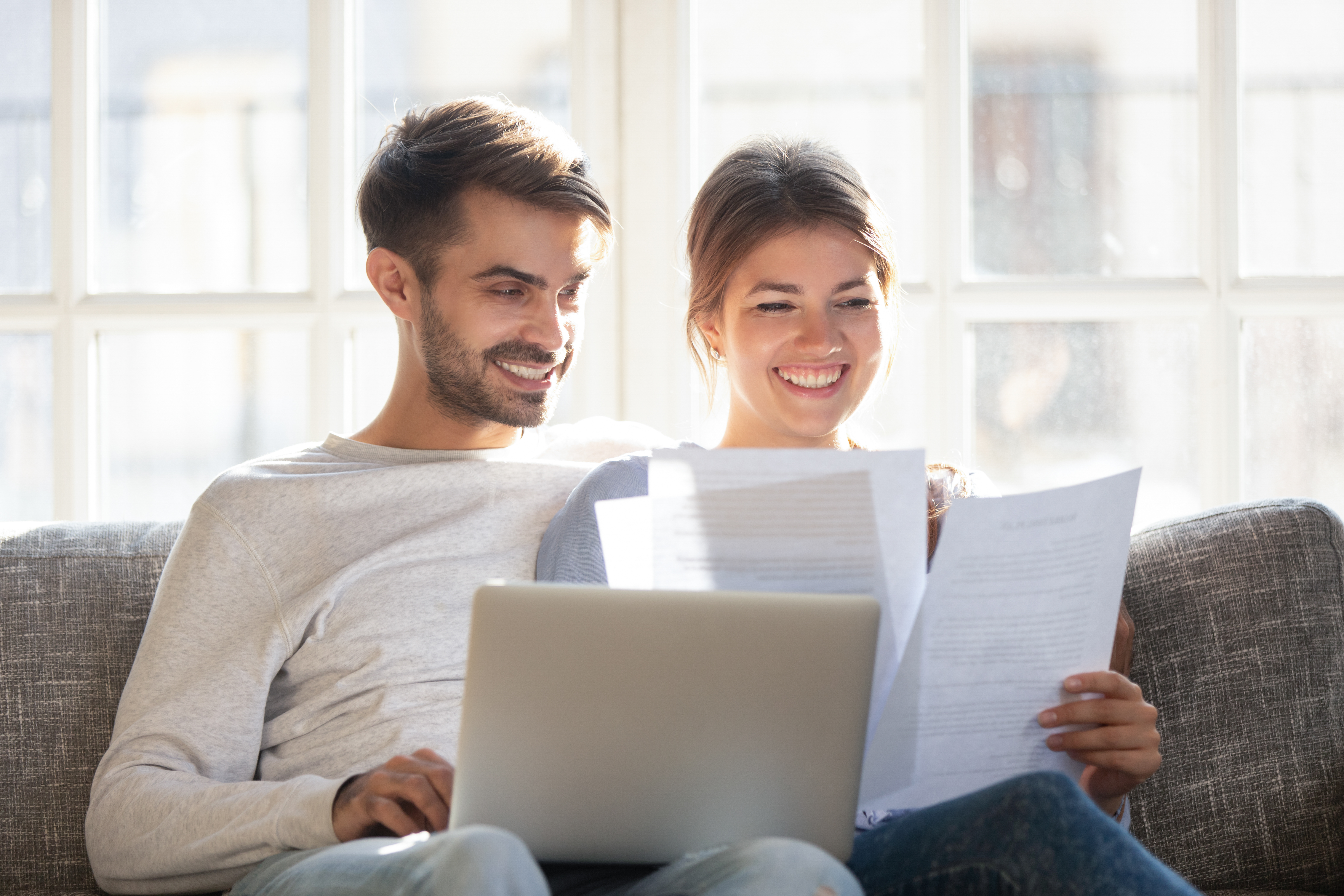Couple Reading Together