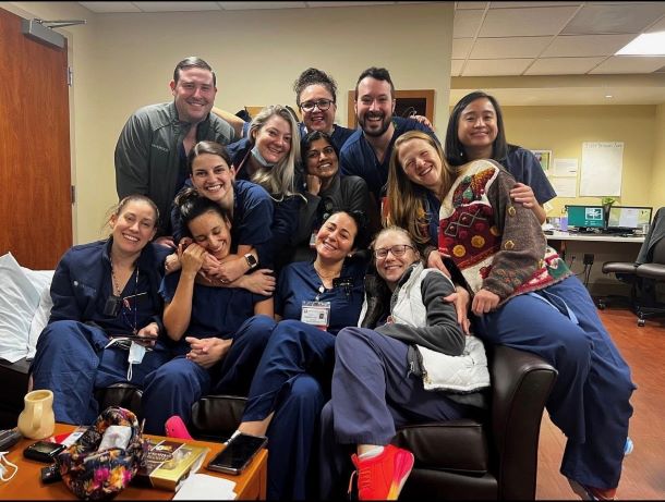 group photo of OBGYN residency