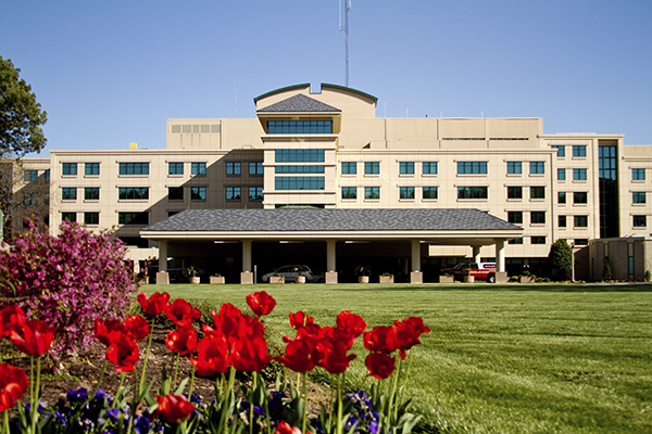 Riverside hospital building