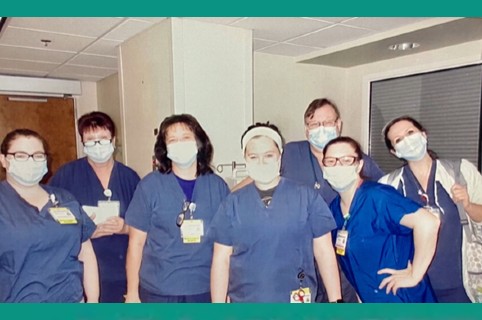 Brittany Copeland RN, Zella Turlington RN, Debbie Henson RN, Sarah Sunderman RN, Raymond Amaker MD, Mariah Spracklin RN, Casey Smith RN