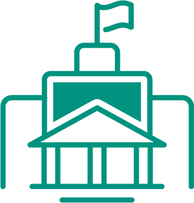 Campus building icon
