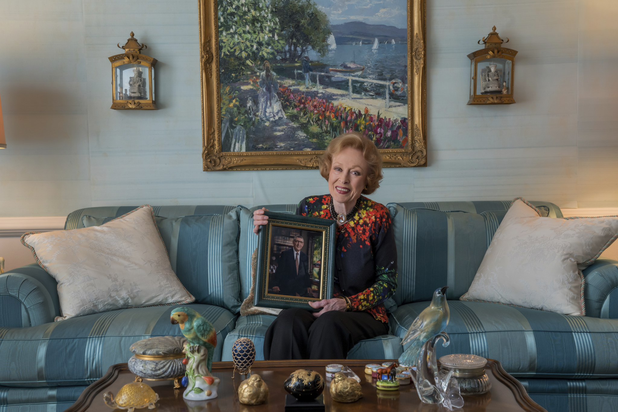 Patti R. St. Clair portrait in her home