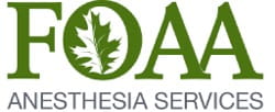 FOAA logo anesthesia services