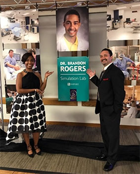 Doctor Rodgers Simulation Lab dedication