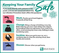 Keeping your family safe infographic
