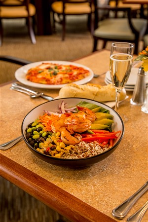 Patriots Colony - Shrimp and quinoa bowl