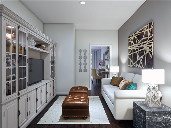 Cozy den in Piedmont floorplan