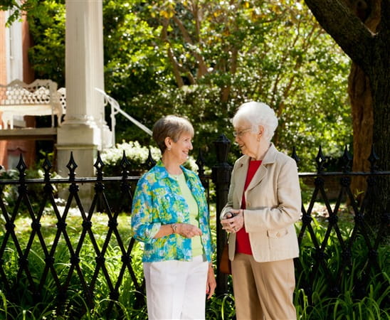Spark friendships Elderly female friends