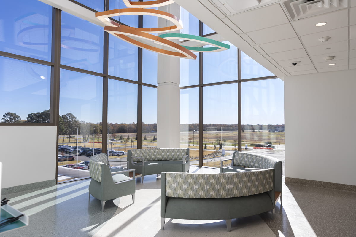 Riverside Smithfield Hospital Upper lobby 3rd floor