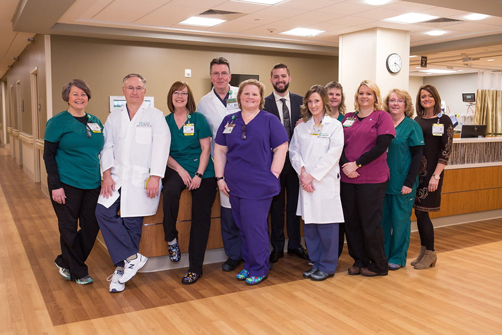 Riverside Walter Reed Team at Nurse's Station