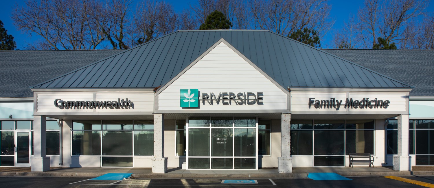 Exterior of Riverside Commonwealth Family Medicine