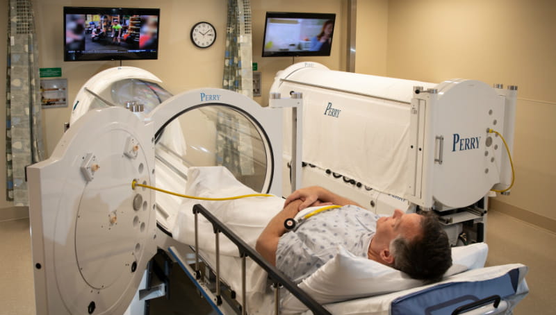 Advanced Wound Care Center hyperbaric chamber