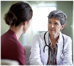 breast cancer physician and patient