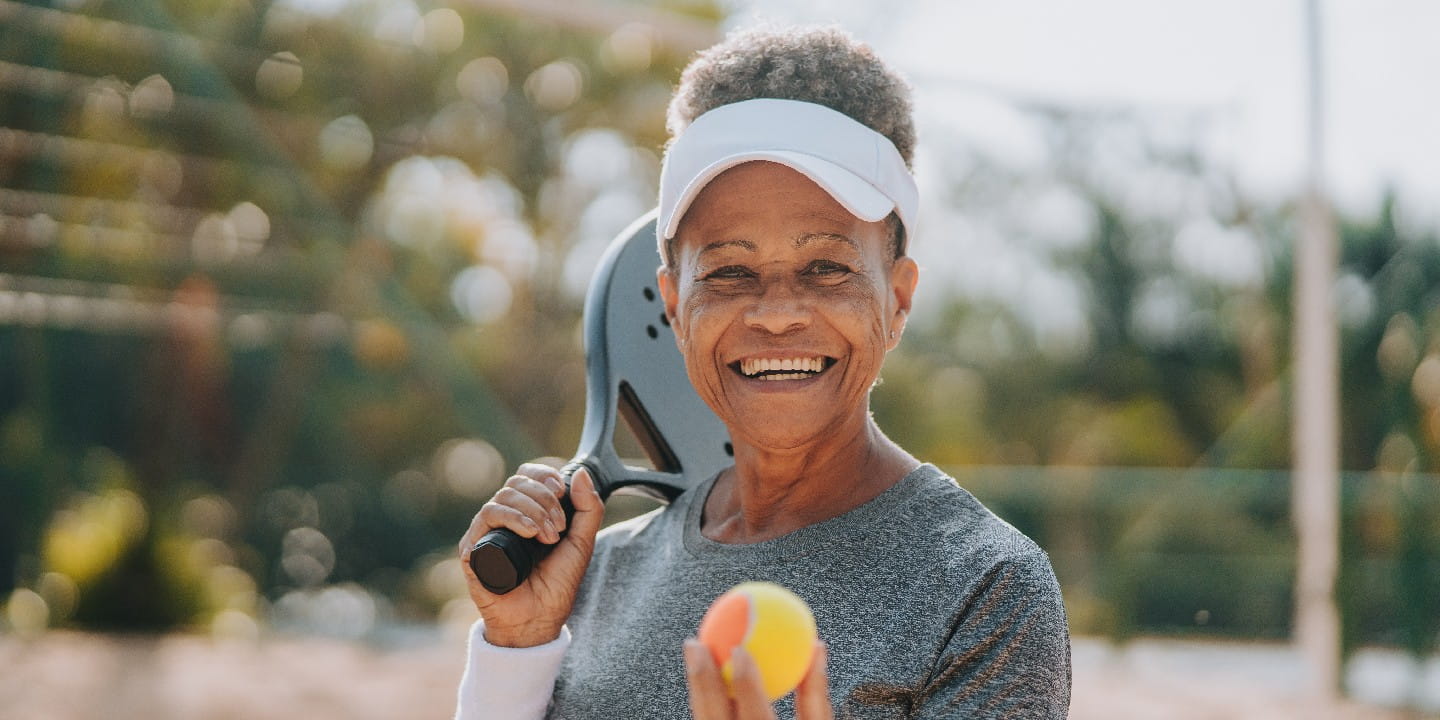 Beach tennis racket and ball -
