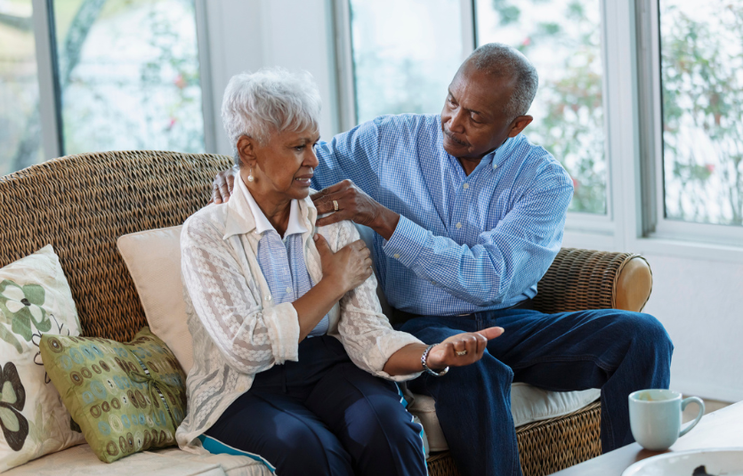 Older African American couple