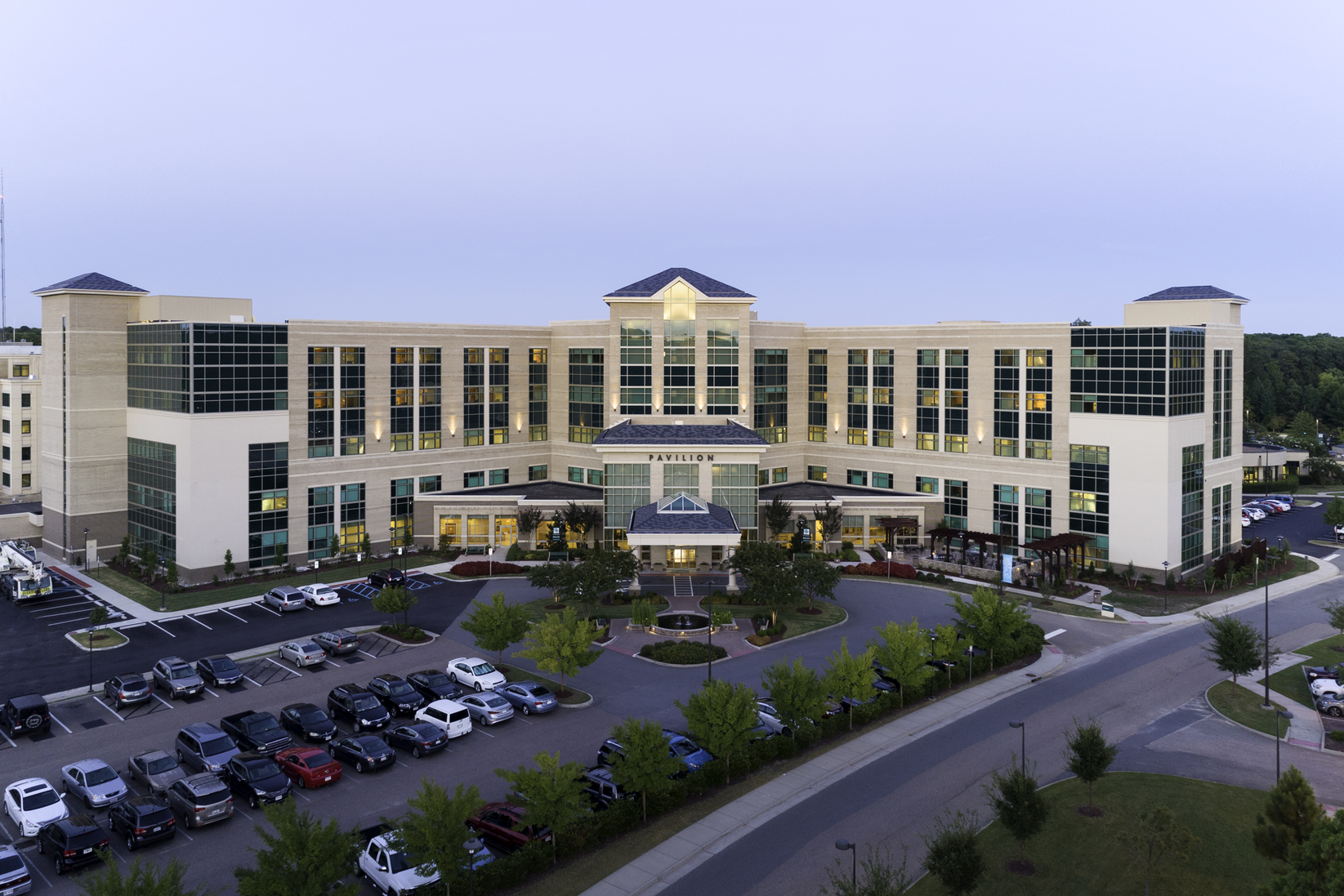 drone image of RRMC