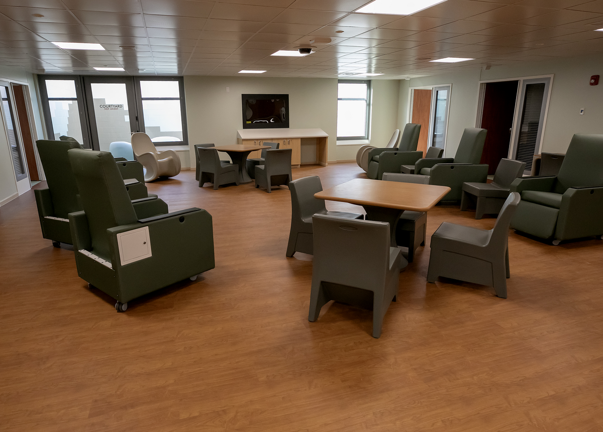 a photo of the open treatment area