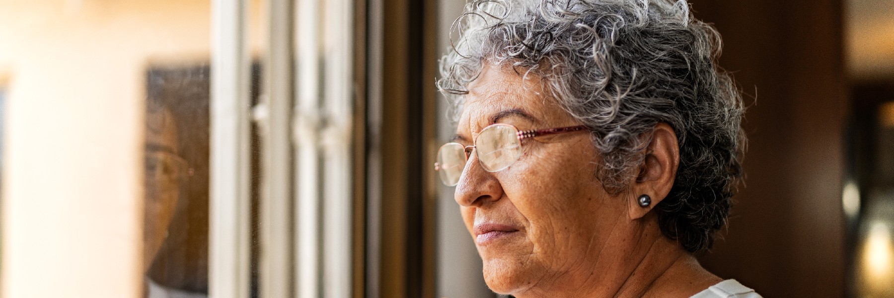 Neuro Spine Memory Care Memory Changes Senior woman contemplating at home