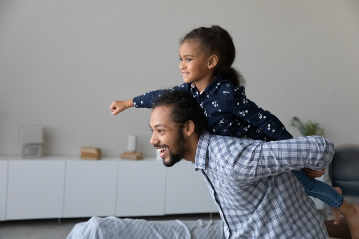 dad and child