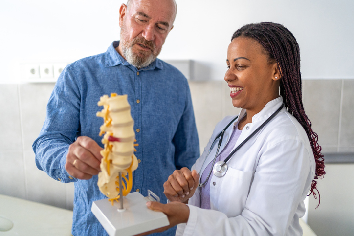 doctor and back pain