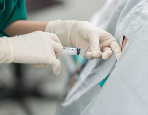 form of regional anaesthesia involving injection of a local anesthetic into the subarachnoid space