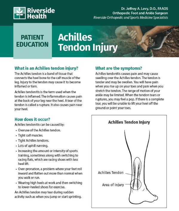 Achilles Tendon Injury