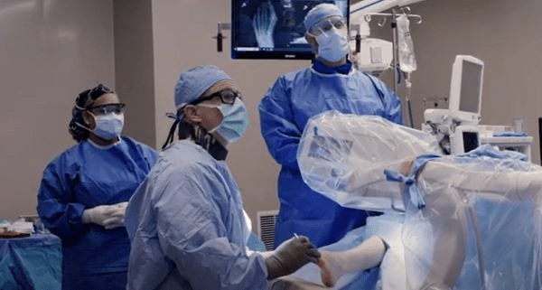 Dr. Levy in surgery