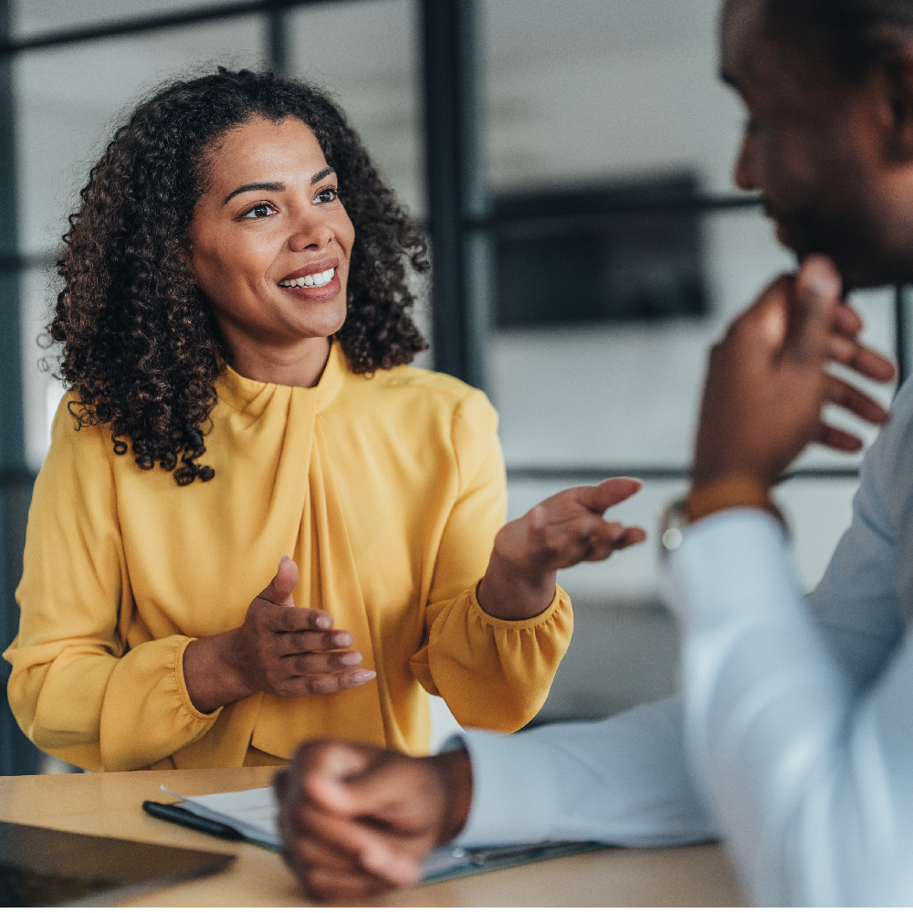 Productive Meeting with coworker Ortho Patients