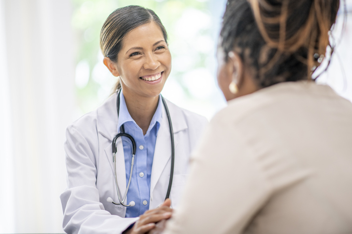 Internal Medicine Physicians Senior Woman At a Check-Up
