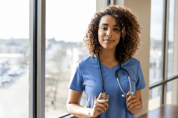 Nurse Practitioners (NPs) young female nurse posing
