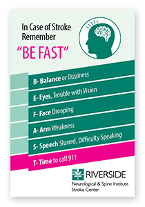 Be Fast acronym in case of stroke be fast