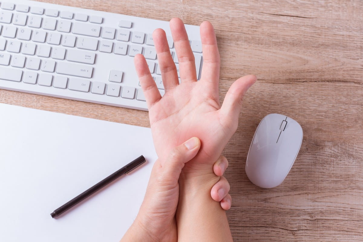 Hand pain with keyboard