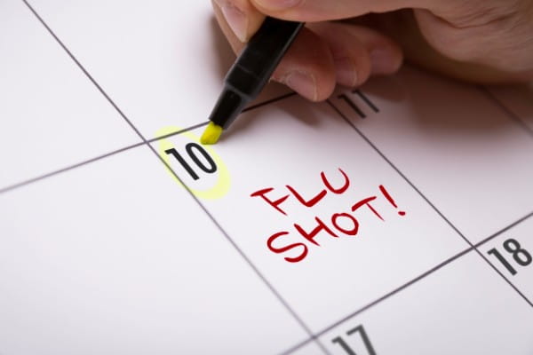 flu shot calendar 