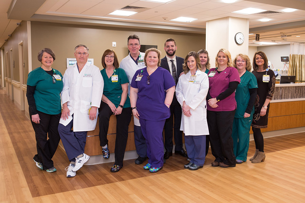Team at the Nurses Station